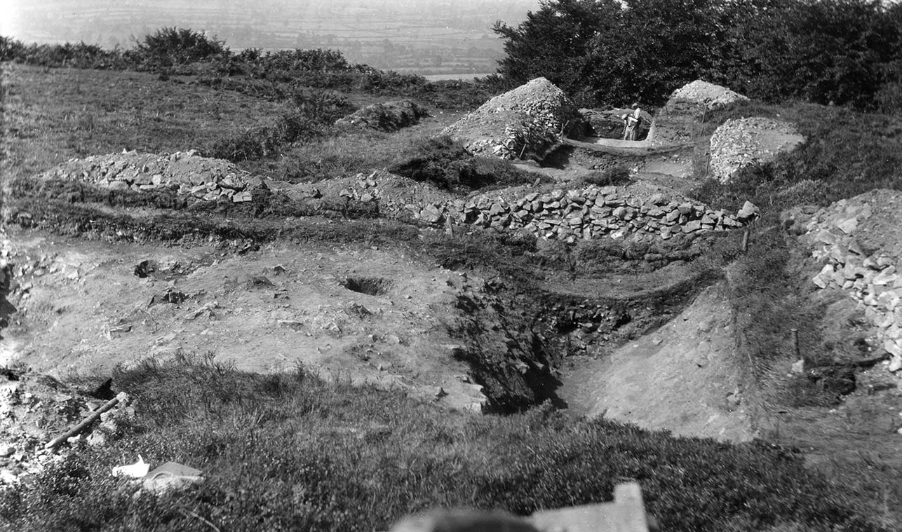 Excavations on the South East, Hembury Fort, Devon